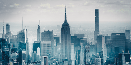 New York City skyline skyscraper buildings